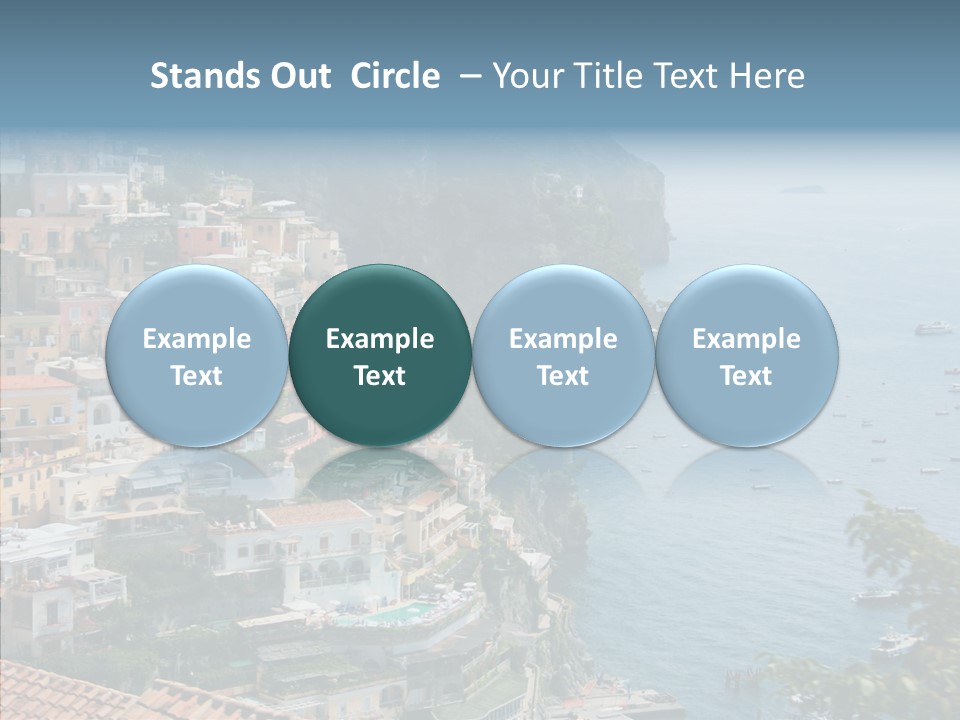 Blue Mediterranean Capri PowerPoint Template