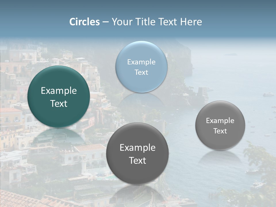 Blue Mediterranean Capri PowerPoint Template