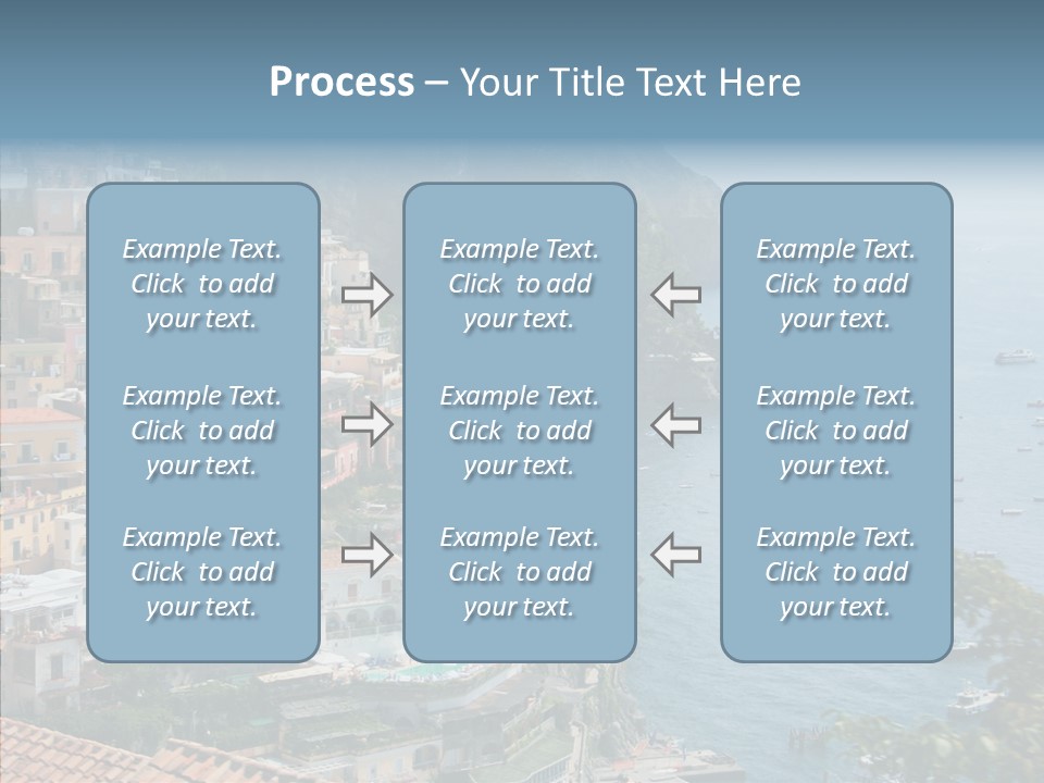 Blue Mediterranean Capri PowerPoint Template