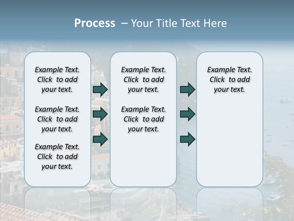 Blue Mediterranean Capri PowerPoint Template
