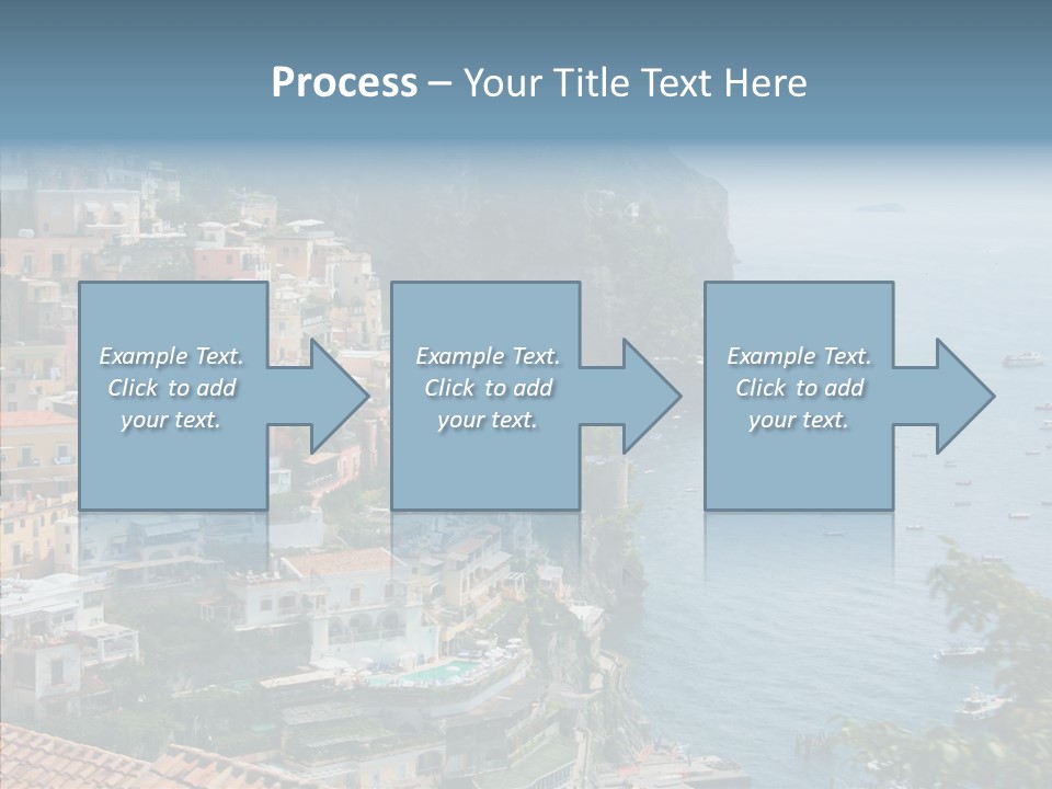 Blue Mediterranean Capri PowerPoint Template