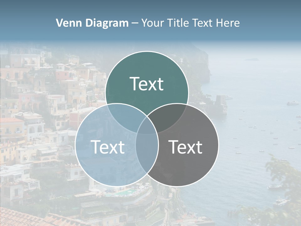 Blue Mediterranean Capri PowerPoint Template