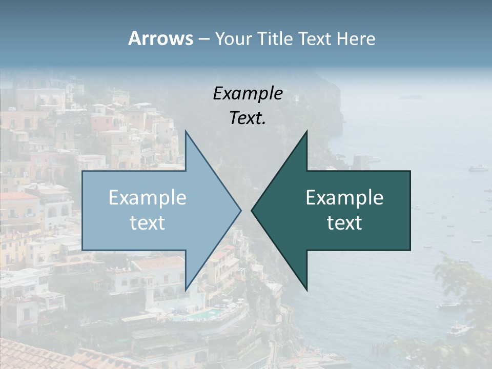 Blue Mediterranean Capri PowerPoint Template