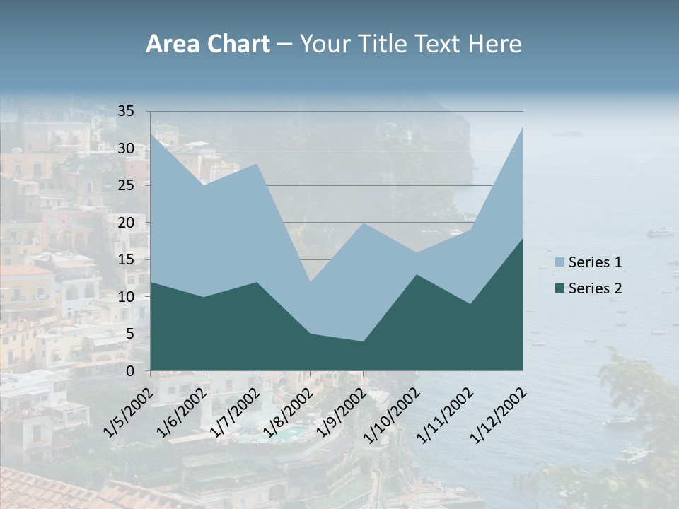 Blue Mediterranean Capri PowerPoint Template