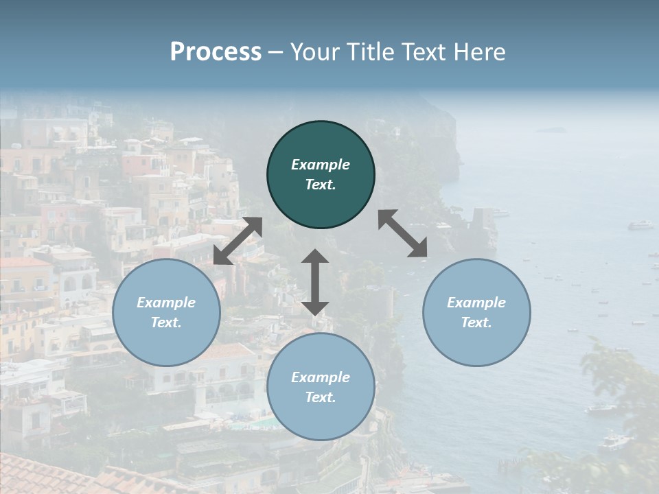 Blue Mediterranean Capri PowerPoint Template