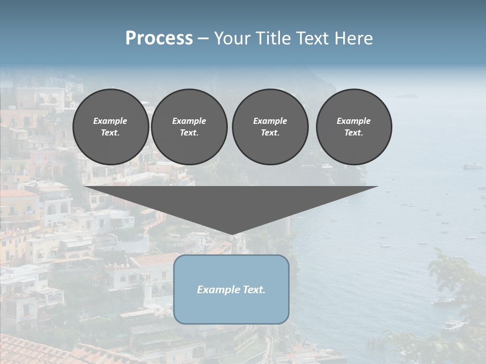 Blue Mediterranean Capri PowerPoint Template