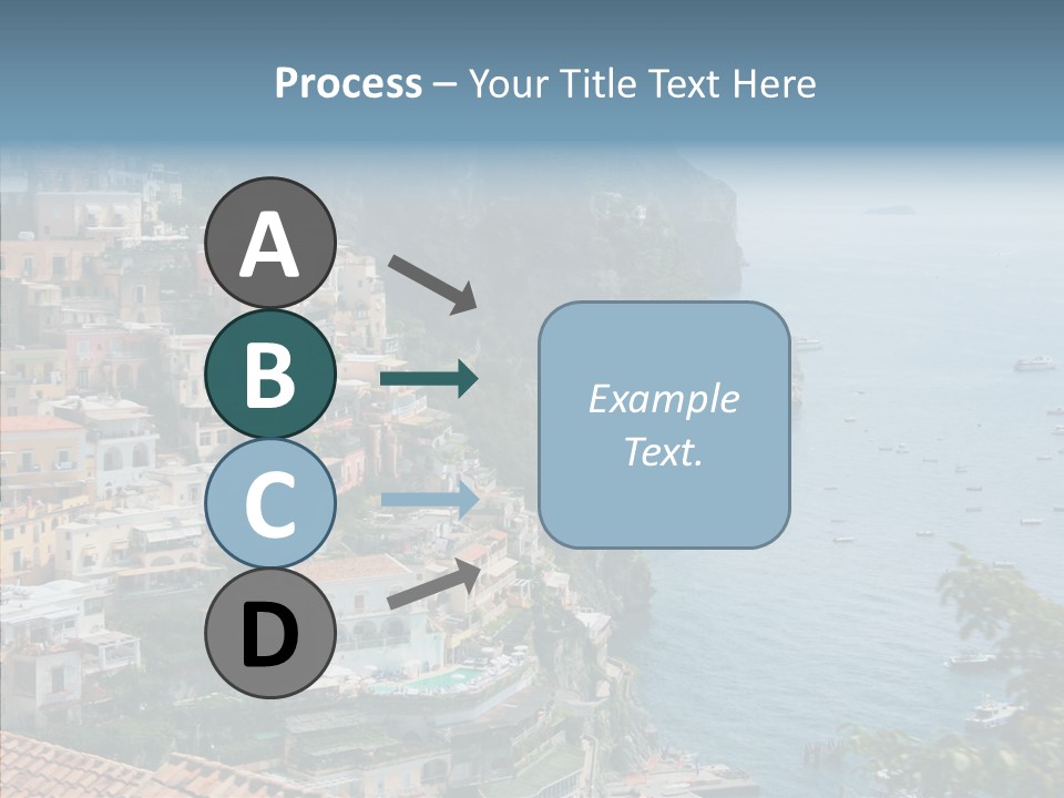 Blue Mediterranean Capri PowerPoint Template