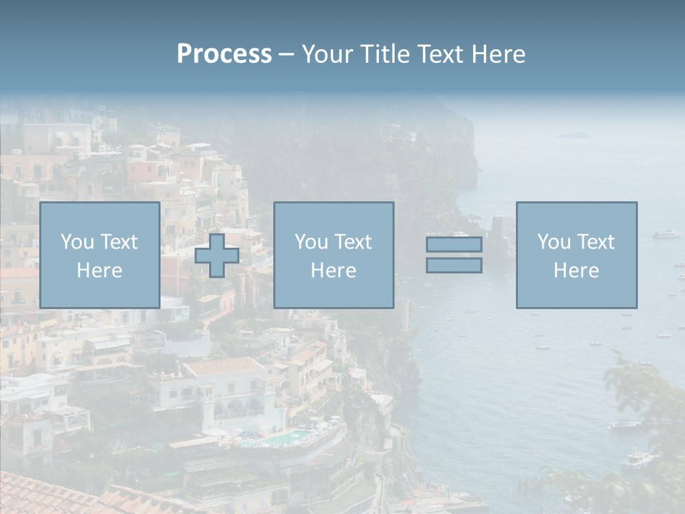 Blue Mediterranean Capri PowerPoint Template