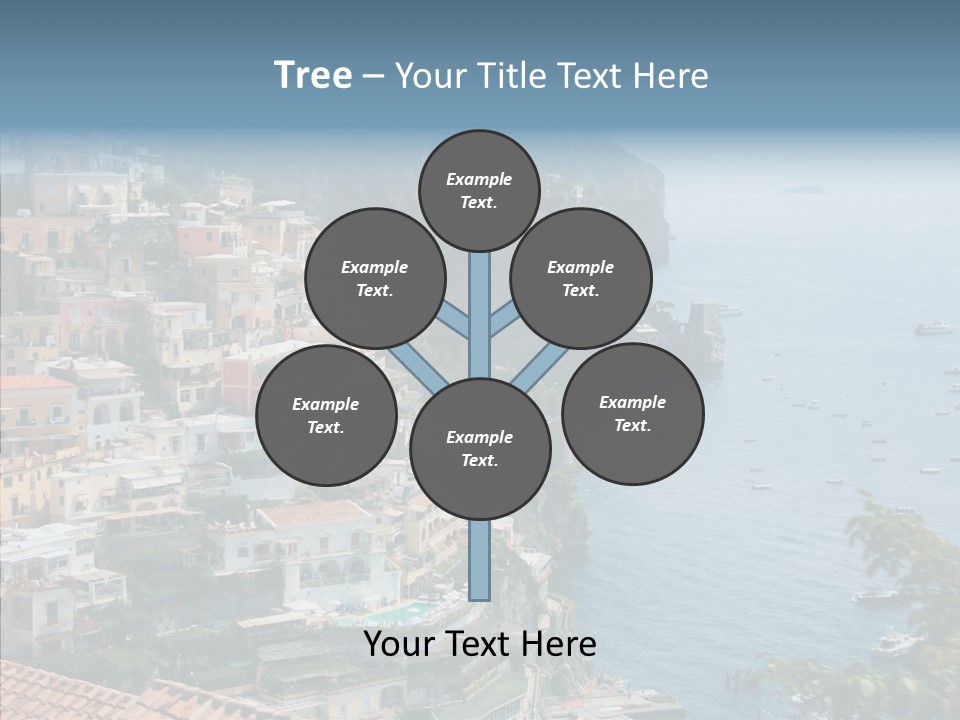 Blue Mediterranean Capri PowerPoint Template