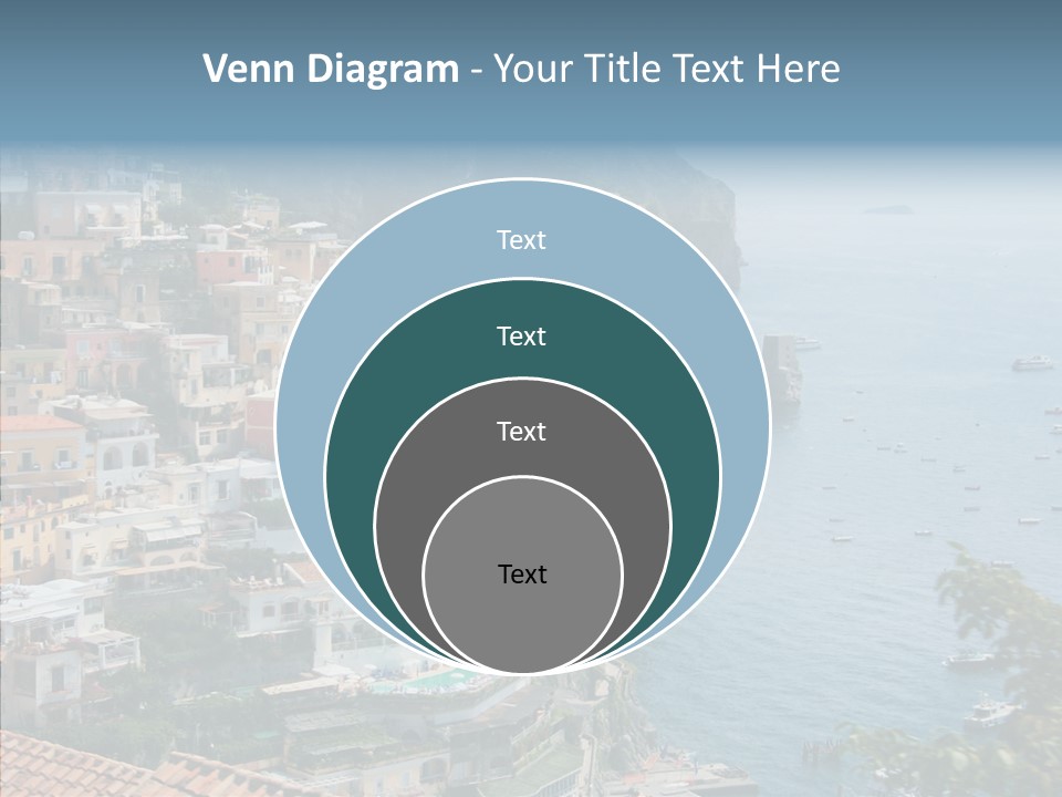 Blue Mediterranean Capri PowerPoint Template