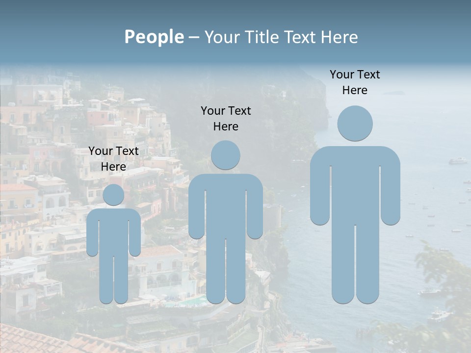 Blue Mediterranean Capri PowerPoint Template