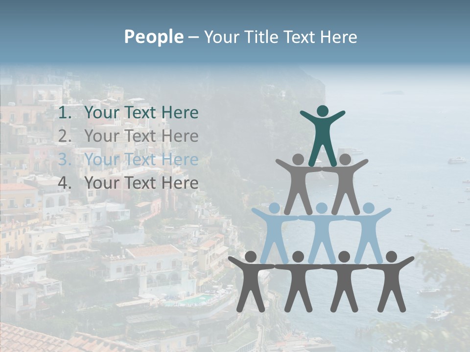 Blue Mediterranean Capri PowerPoint Template