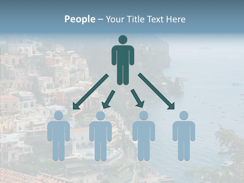 Blue Mediterranean Capri PowerPoint Template