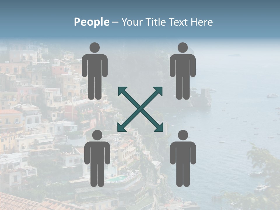 Blue Mediterranean Capri PowerPoint Template