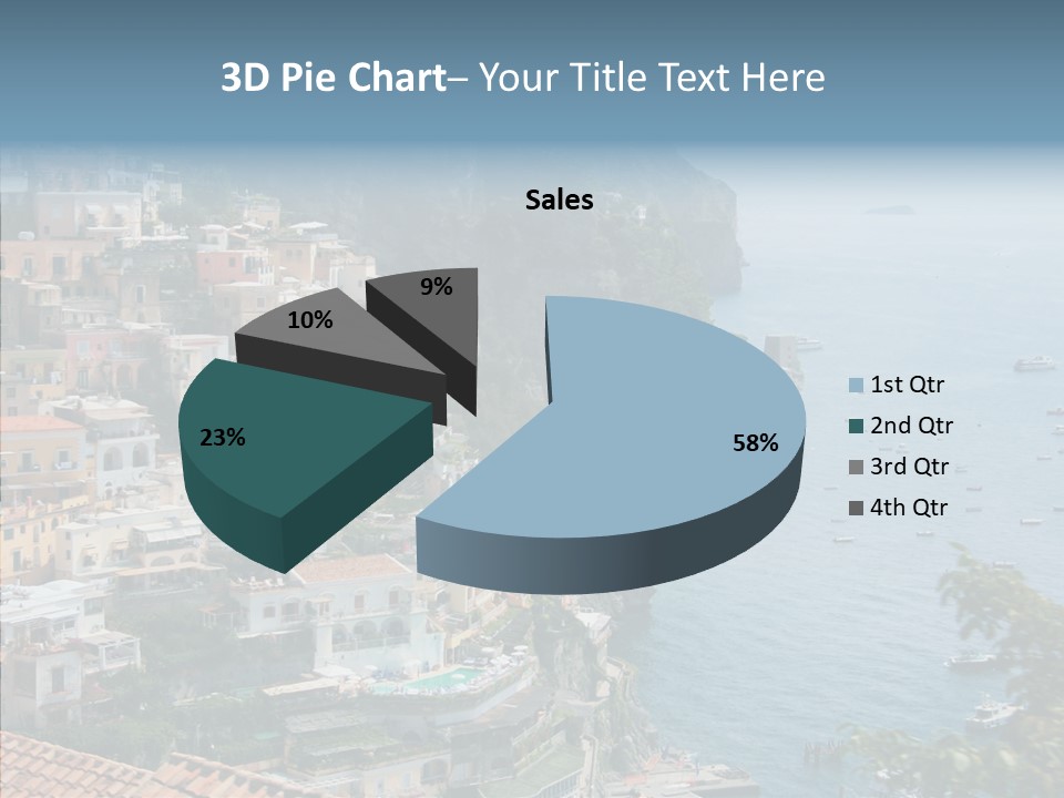 Blue Mediterranean Capri PowerPoint Template
