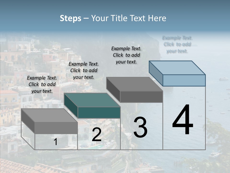 Blue Mediterranean Capri PowerPoint Template