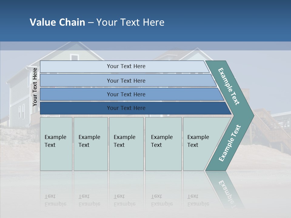 Sandy Island Property PowerPoint Template