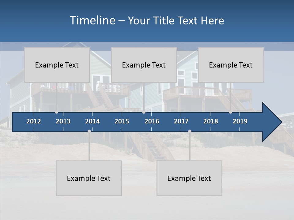 Sandy Island Property PowerPoint Template