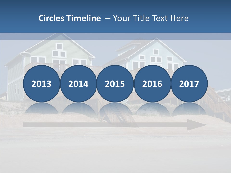 Sandy Island Property PowerPoint Template