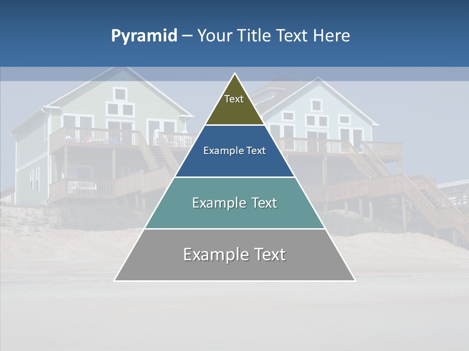 Sandy Island Property PowerPoint Template