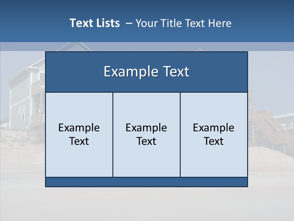 Sandy Island Property PowerPoint Template