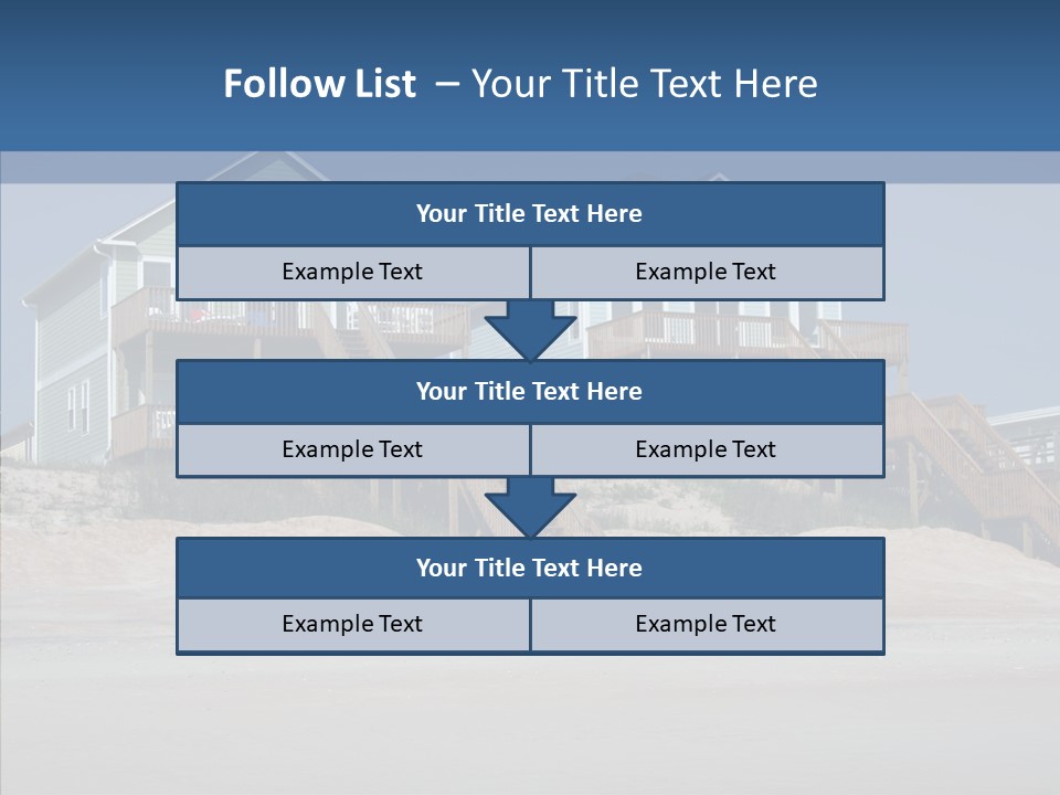 Sandy Island Property PowerPoint Template