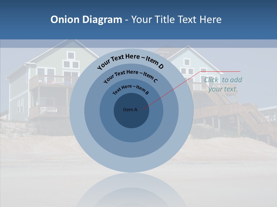 Sandy Island Property PowerPoint Template