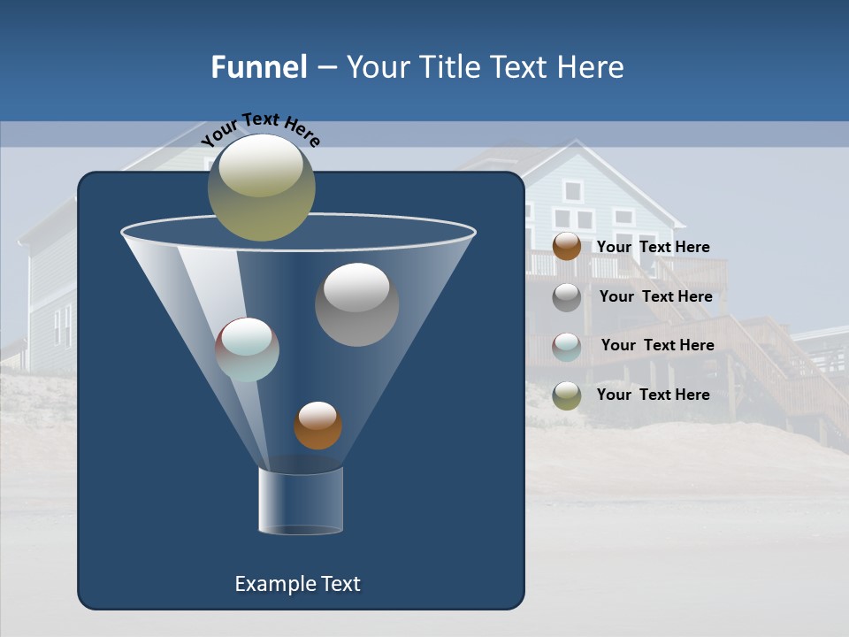 Sandy Island Property PowerPoint Template