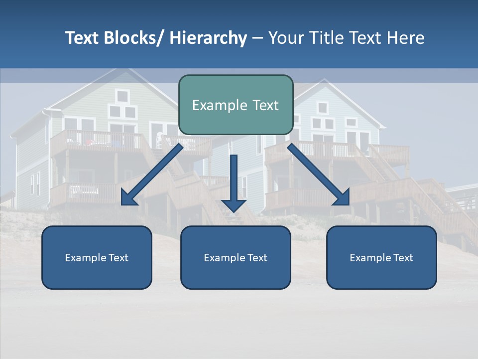 Sandy Island Property PowerPoint Template
