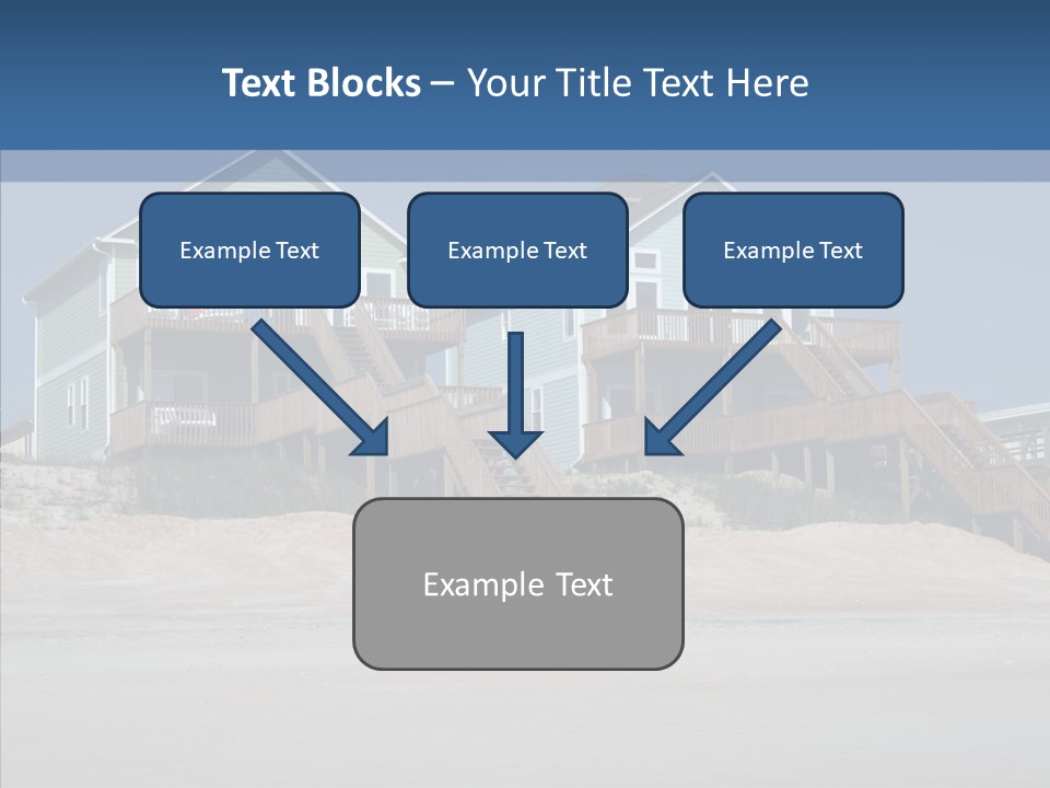 Sandy Island Property PowerPoint Template