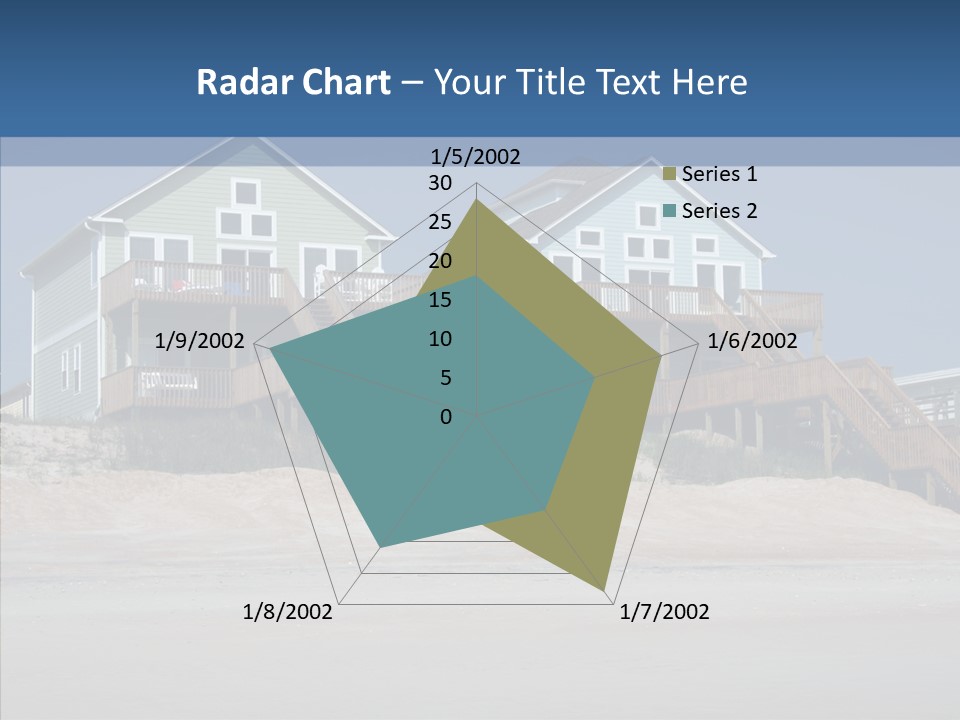 Sandy Island Property PowerPoint Template