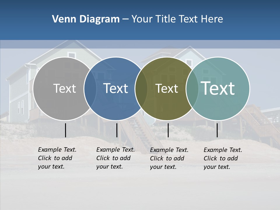 Sandy Island Property PowerPoint Template