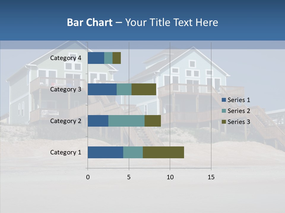 Sandy Island Property PowerPoint Template
