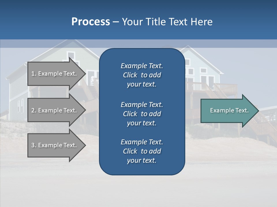 Sandy Island Property PowerPoint Template
