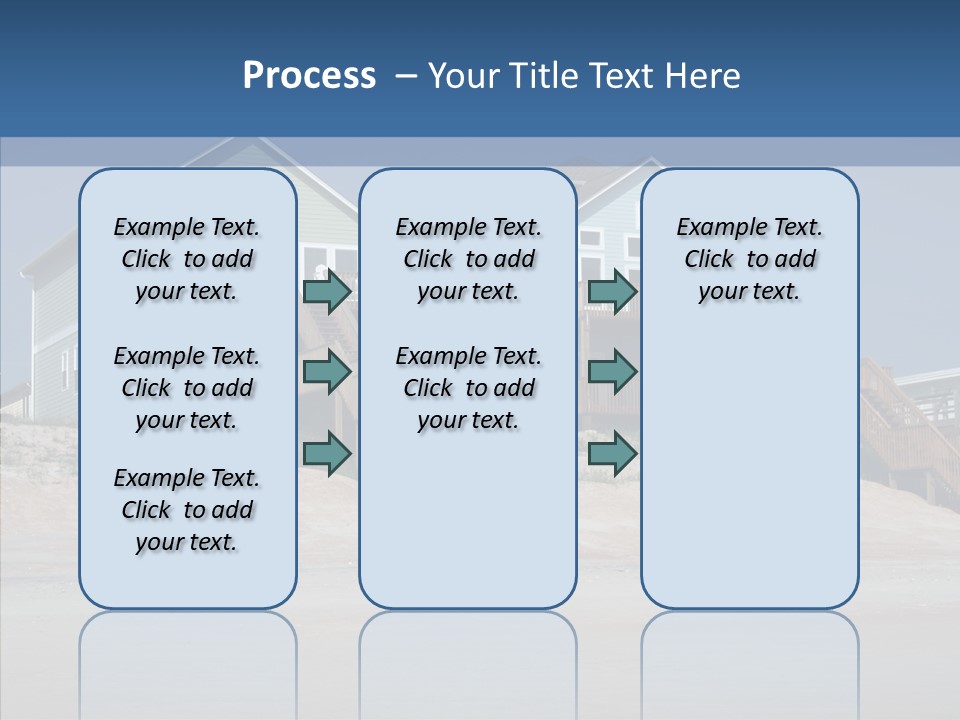Sandy Island Property PowerPoint Template