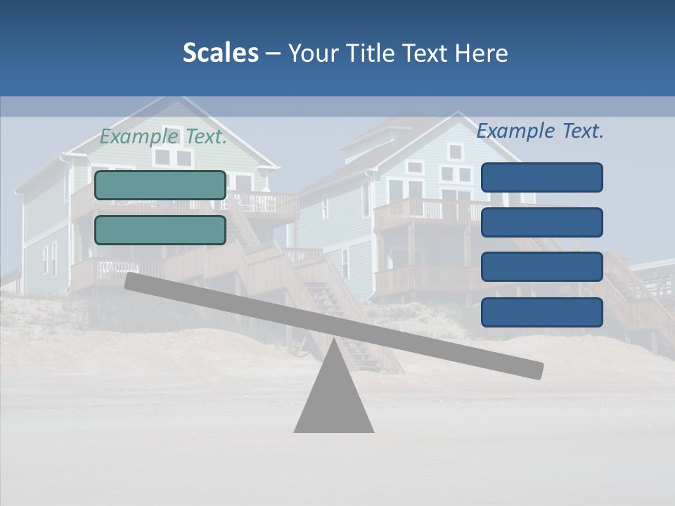 Sandy Island Property PowerPoint Template