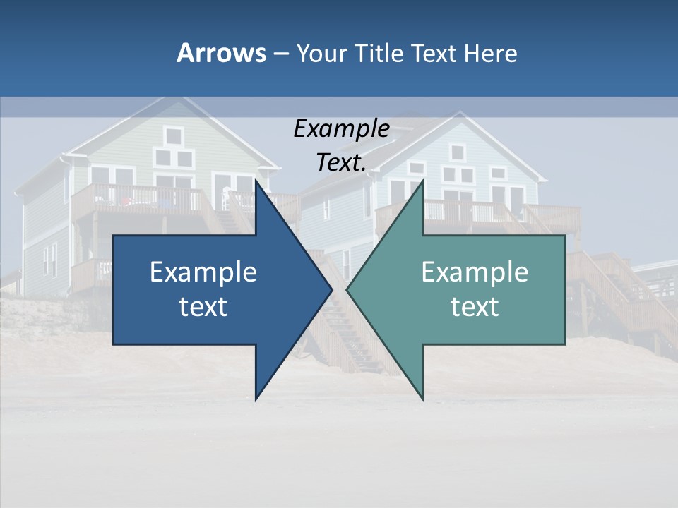 Sandy Island Property PowerPoint Template