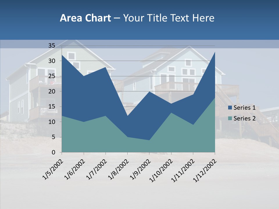 Sandy Island Property PowerPoint Template