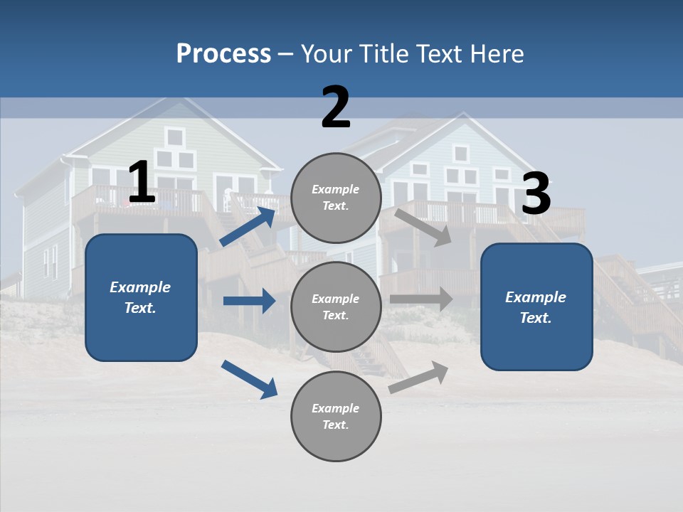 Sandy Island Property PowerPoint Template
