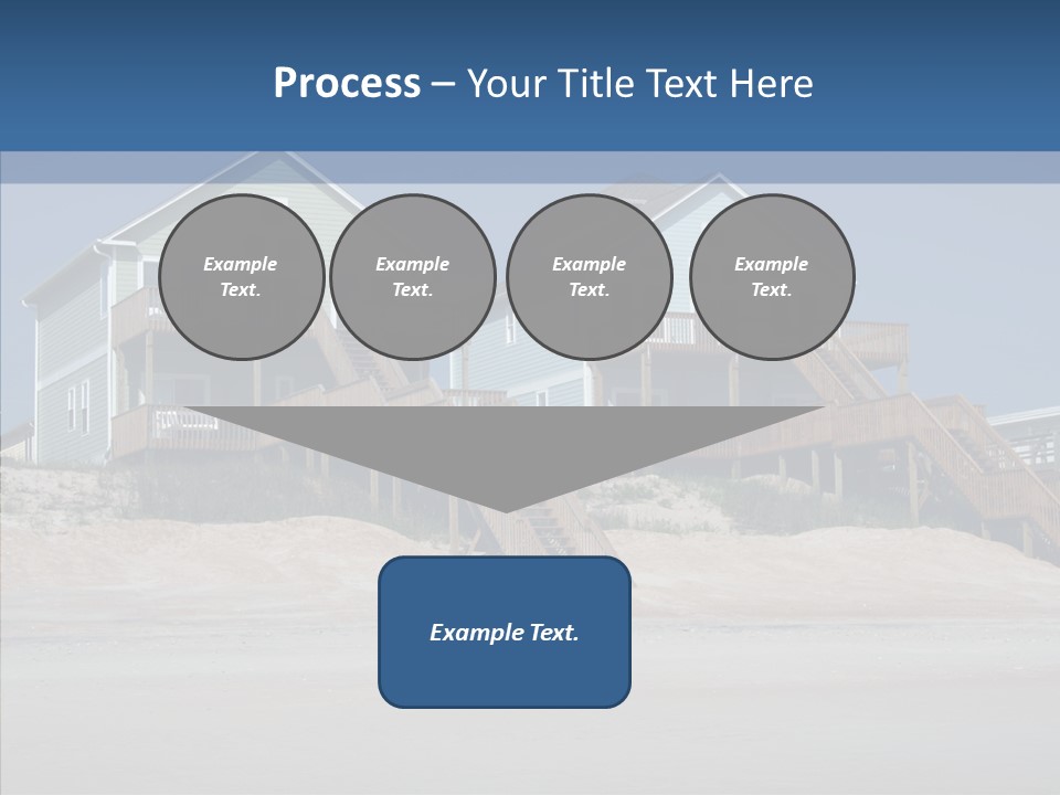 Sandy Island Property PowerPoint Template