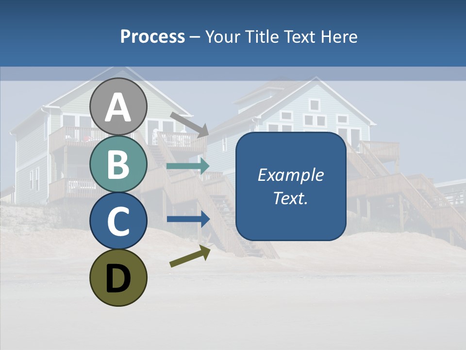 Sandy Island Property PowerPoint Template