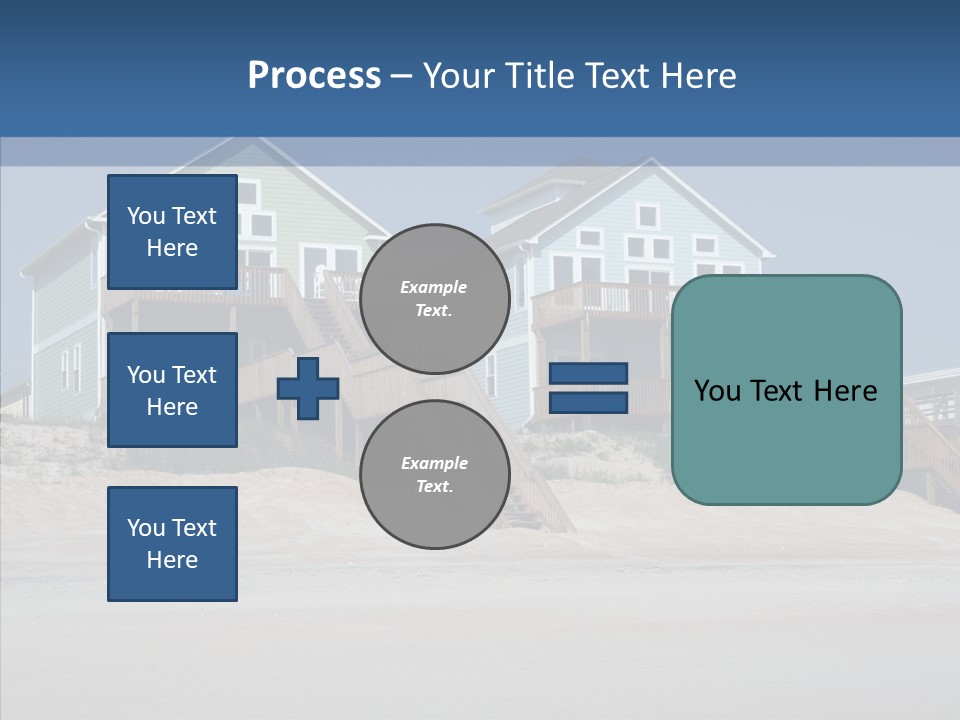 Sandy Island Property PowerPoint Template
