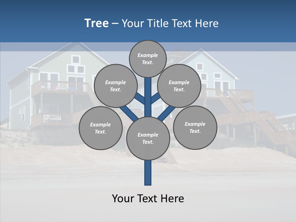 Sandy Island Property PowerPoint Template