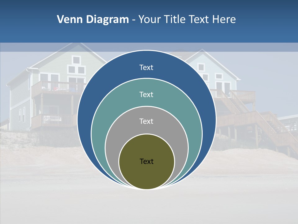 Sandy Island Property PowerPoint Template
