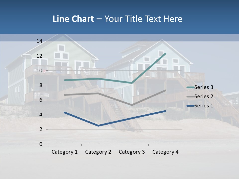 Sandy Island Property PowerPoint Template