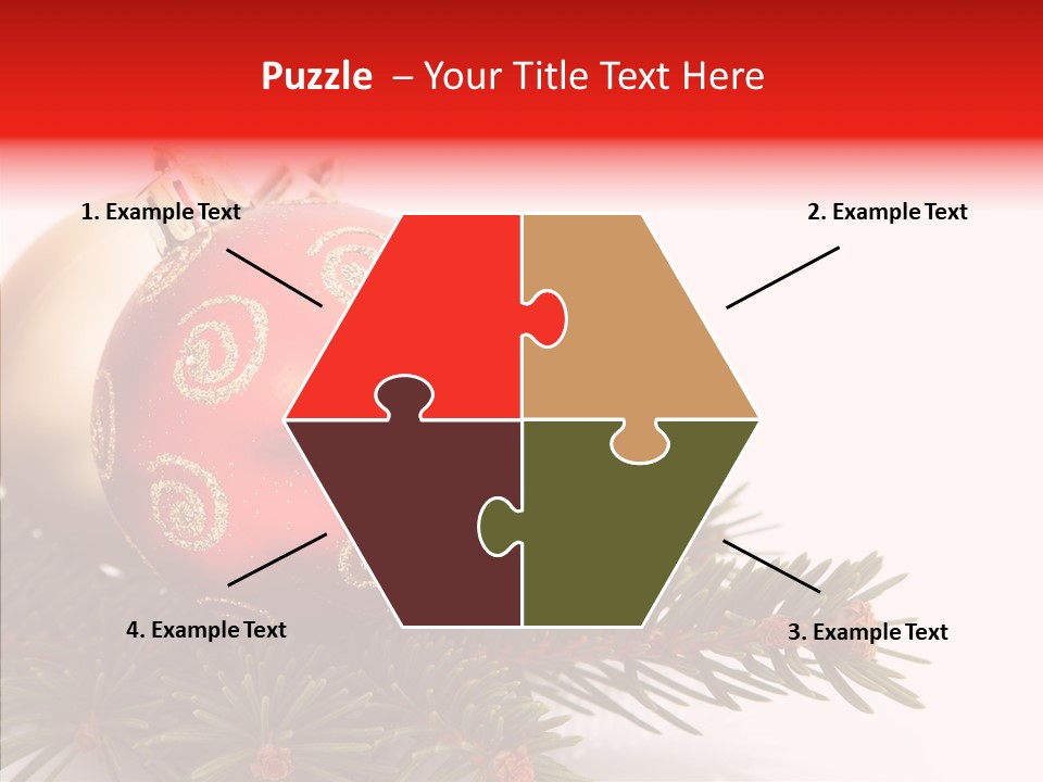 Tree Snow December PowerPoint Template