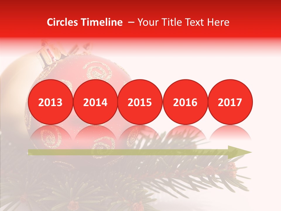 Tree Snow December PowerPoint Template