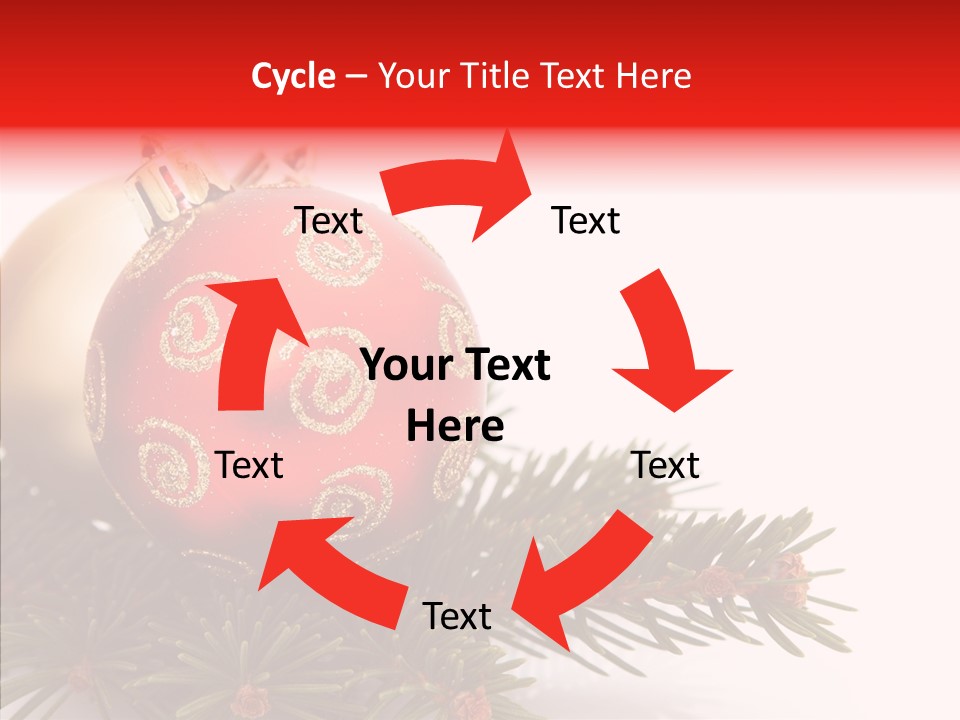 Tree Snow December PowerPoint Template