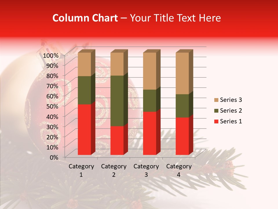 Tree Snow December PowerPoint Template