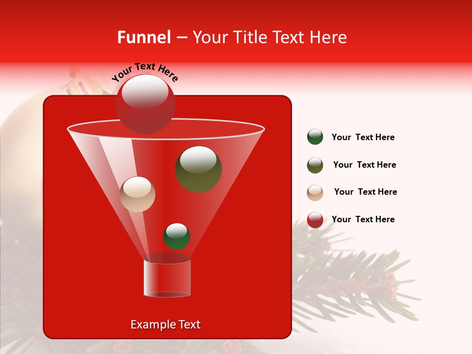 Tree Snow December PowerPoint Template